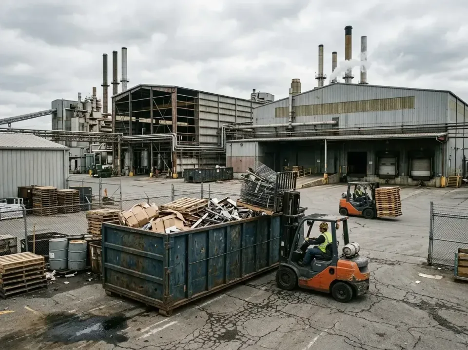 industrial-factory-scrap-conta-003 — frequently asked questions, Cheap Roll-off Dumpster Rentals in Morrisville, VT
